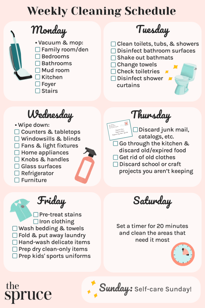 What Is The Best Time To Clean The House?