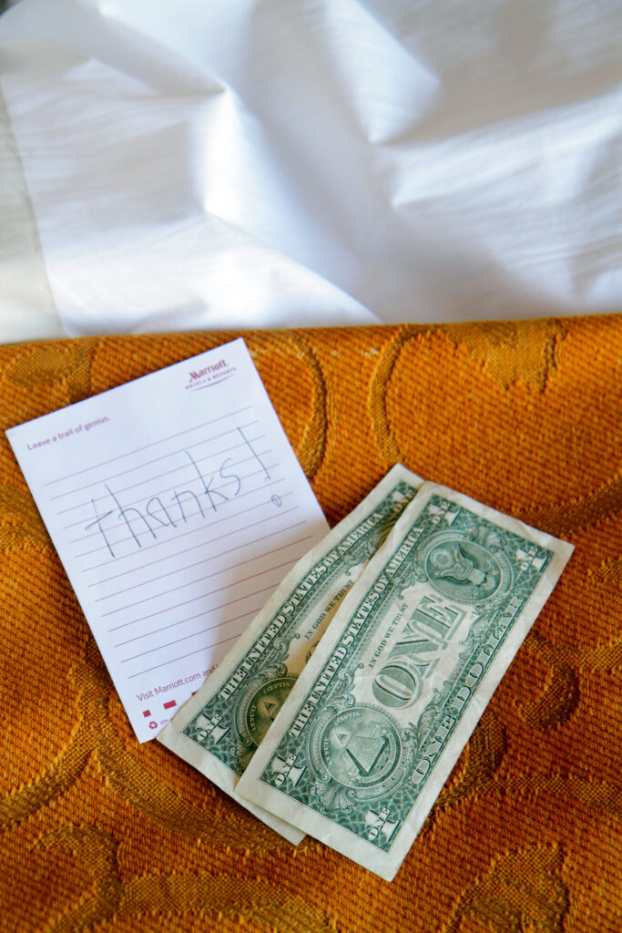 How Do You Tip A Housekeeper With No Money?