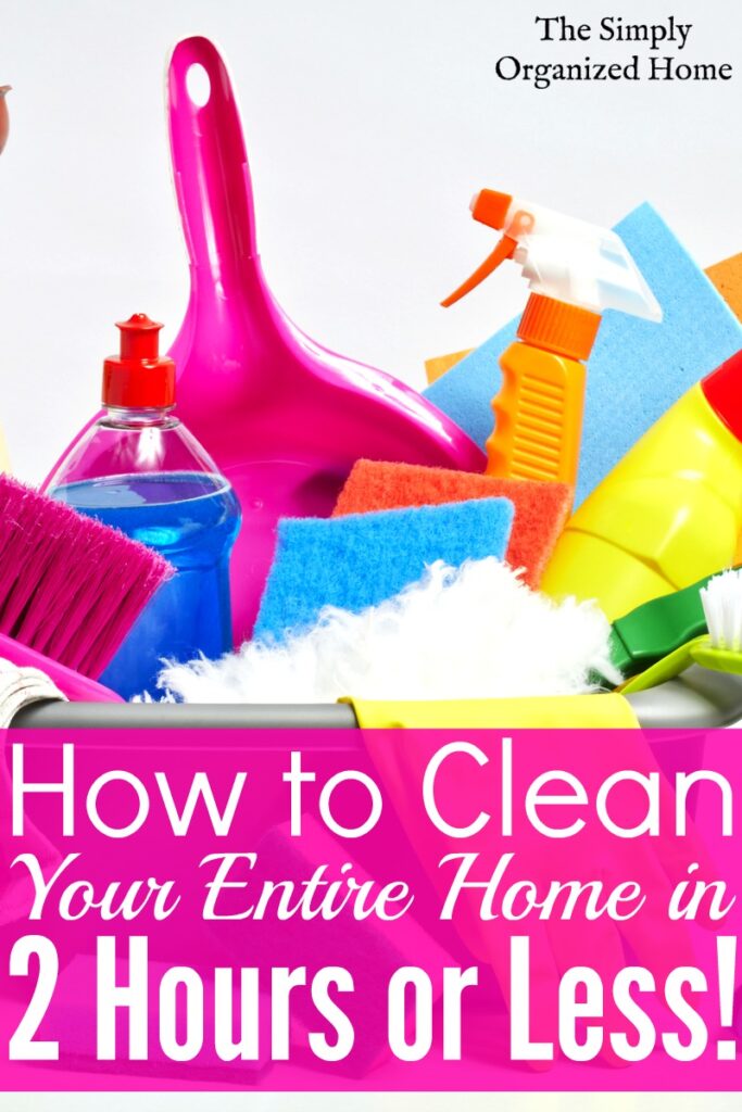 How Many Hours Does It Take To Clean A Whole House?