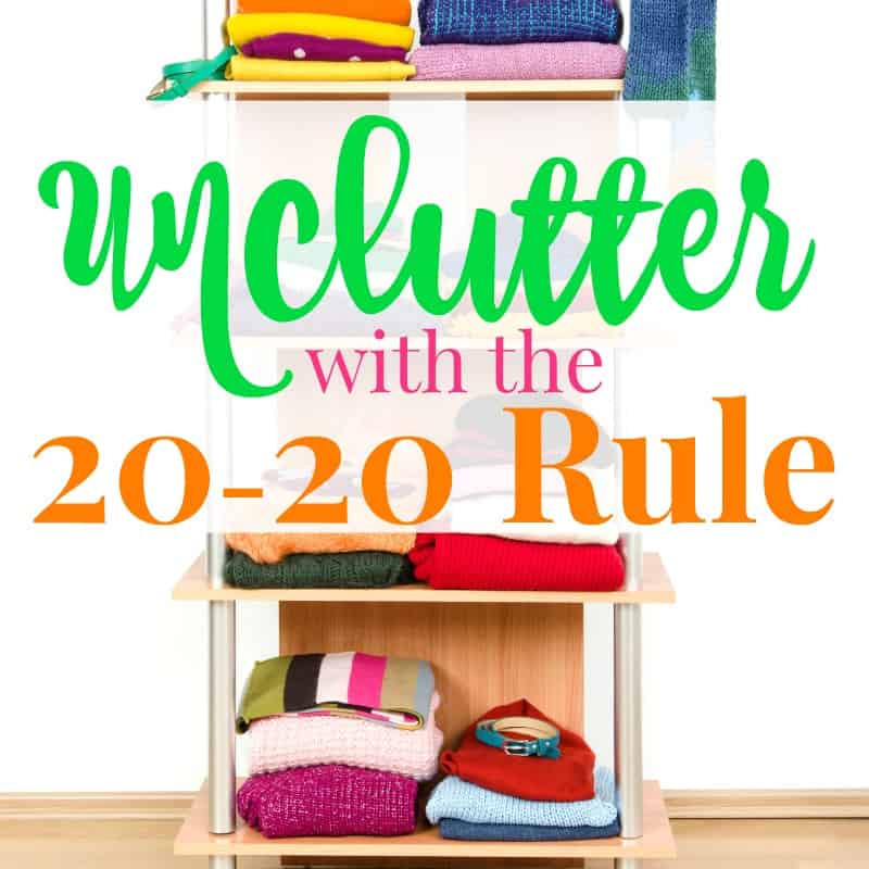 What Is The 20 20 Cleaning Rule?