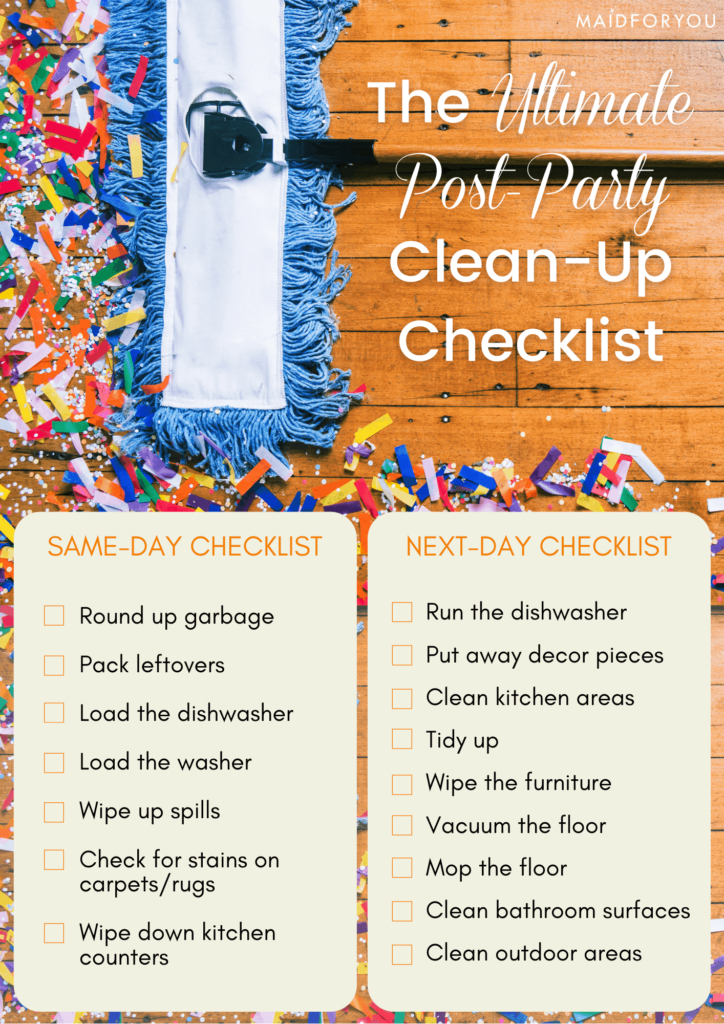 Are Post-party Or Event Cleanings A Common Service Offered?