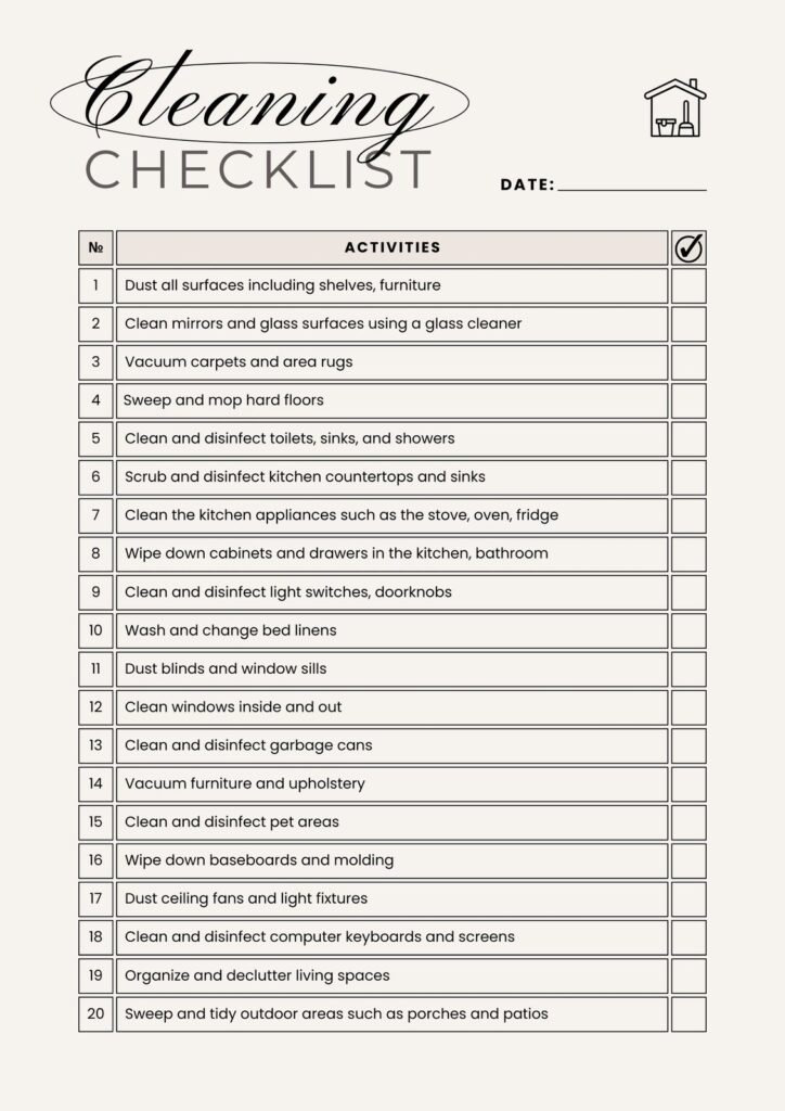 Quick and Easy Steps to Create an Office Cleaning Checklist